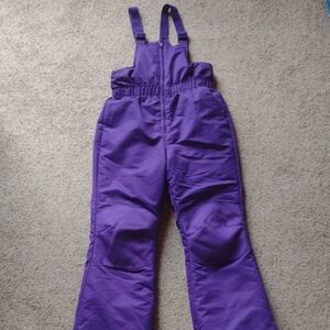Purple Snow Bib Overalls